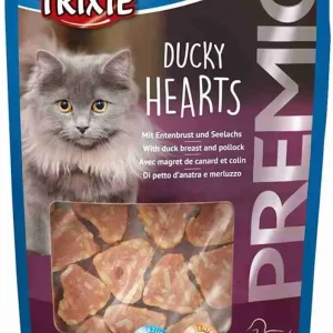 TRIXIE PREMIO GATTO DUCK HEARTS 50 GR.