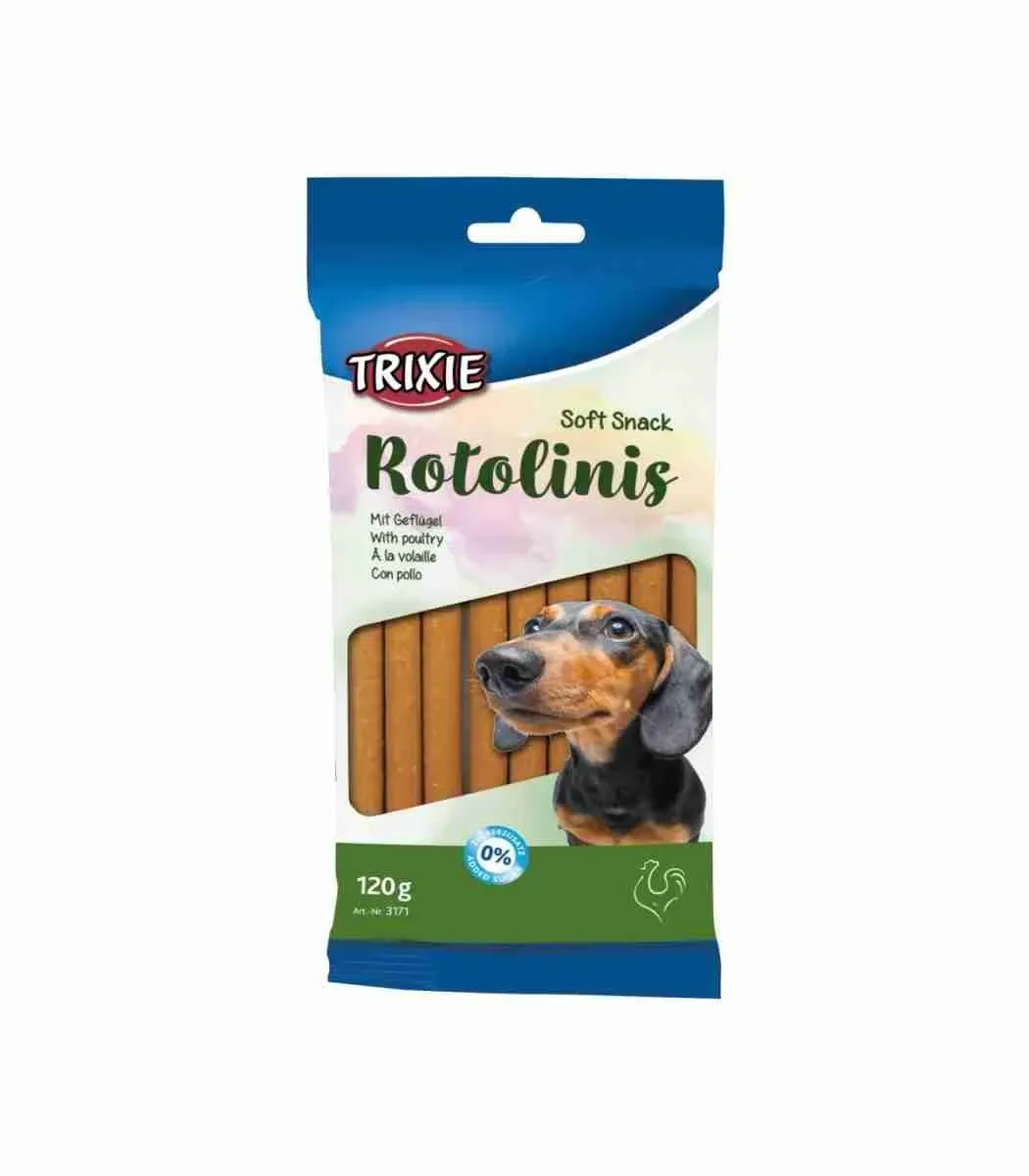 TRIXIE ROTOLINIS POLLO 120GR