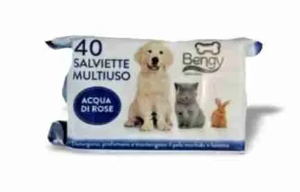 TRIXIE SALVIETTE ACQUA DI ROSE 40 PZ