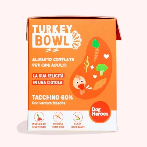 Turkey Bowl | Cibo fresco da dispensa – 60% di carne e verdure