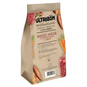 Ultrabon Cibo Per Cani Adulti Gusto Manzo Patate Dolci E Carote