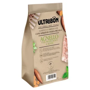 Ultrabon Cibo Per Cani Adulti Taglia Piccola Gusto Agnello Patate Dolci E Menta