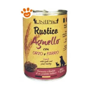 Unipro Dog Rustico Agnello Orzo e Farro