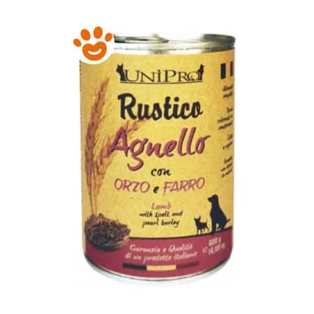Unipro Dog Rustico Agnello Orzo e Farro