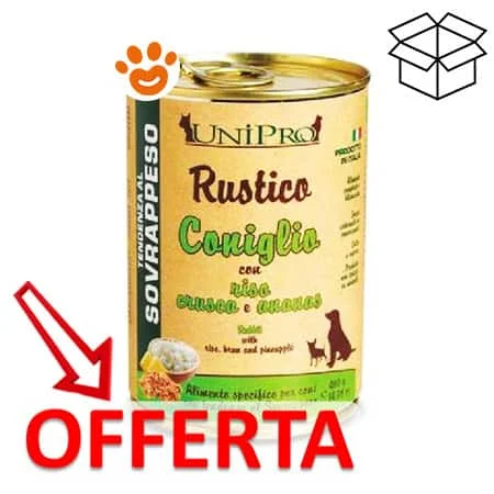 Unipro Dog Rustico Coniglio Riso, Crusca e Ananas - Image 2