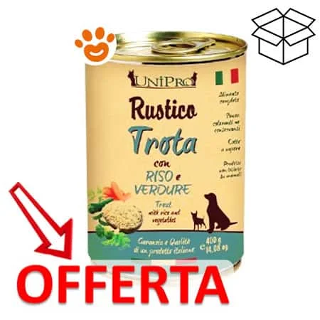 Unipro Dog Rustico Trota Riso e Verdure - Image 2
