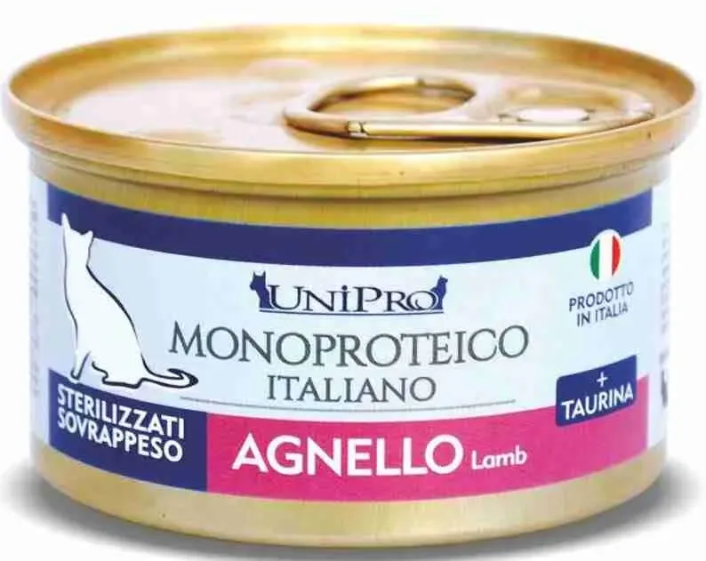 UNIPRO MONO GATTO AGNELLO GR. 85 STERILIZZ.
