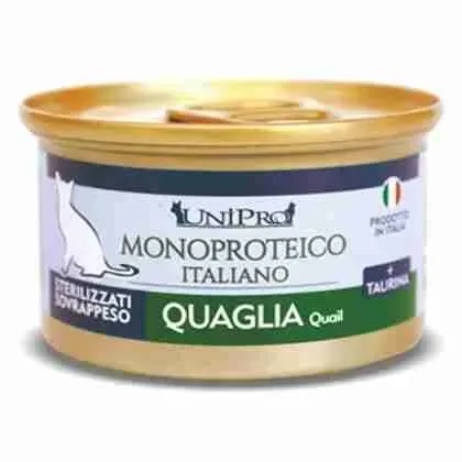 UNIPRO MONO GATTO QUAGLIA GR. 85 STERILIZZ.