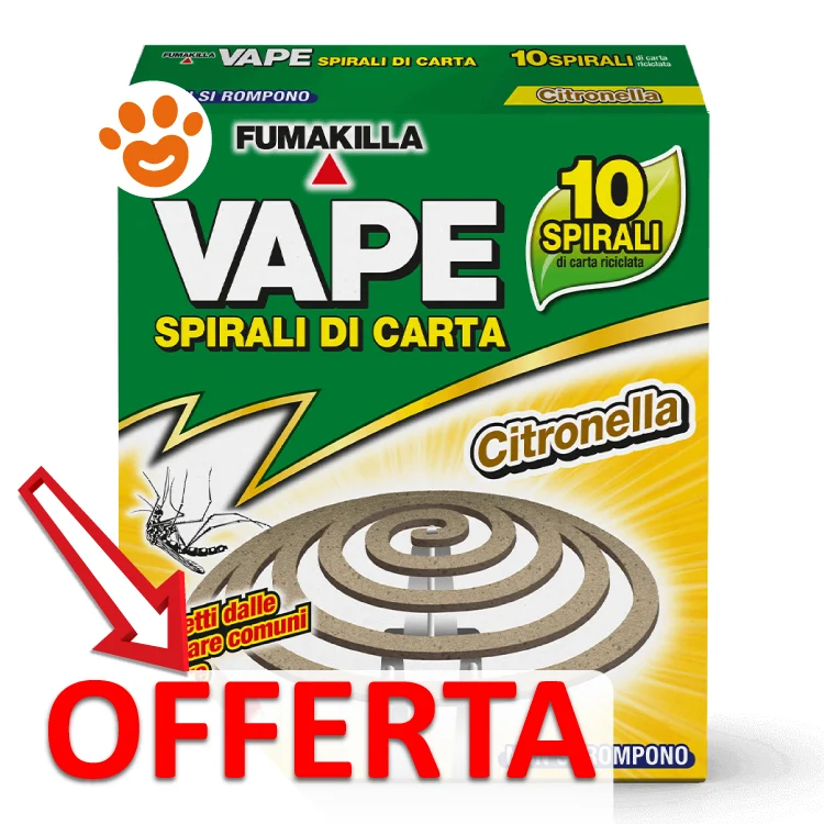 Vape Spirali di Carta Insettidice Citronella - Image 2