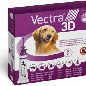 VECTRA 3 D ANTIPARASSITARIO CANE 25-40 KG TAGLIA MEDIO GRANDE 3 PIPETTE