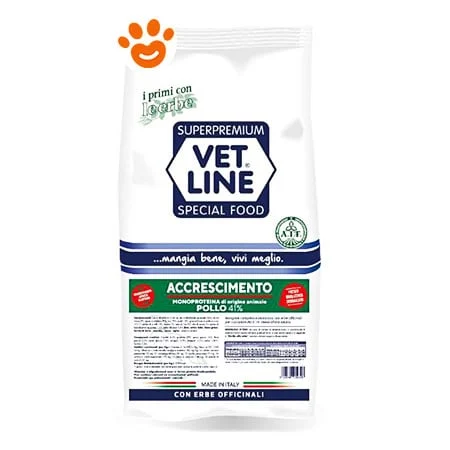 Vet Line Dog Accrescimento Pollo