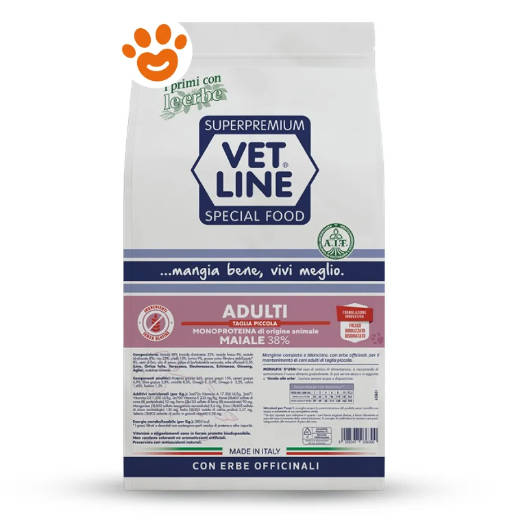 Vet Line Dog Adult Maiale Taglia Piccola