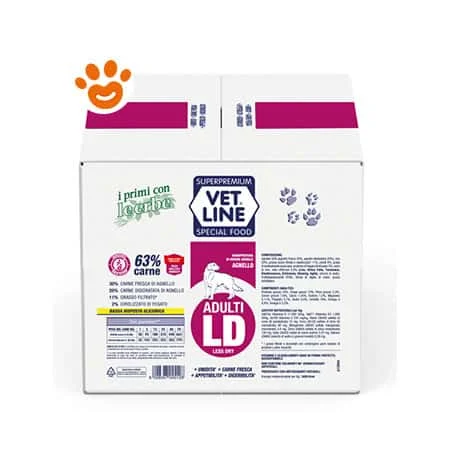 Vet Line Dog Adulti Formula LD Agnello