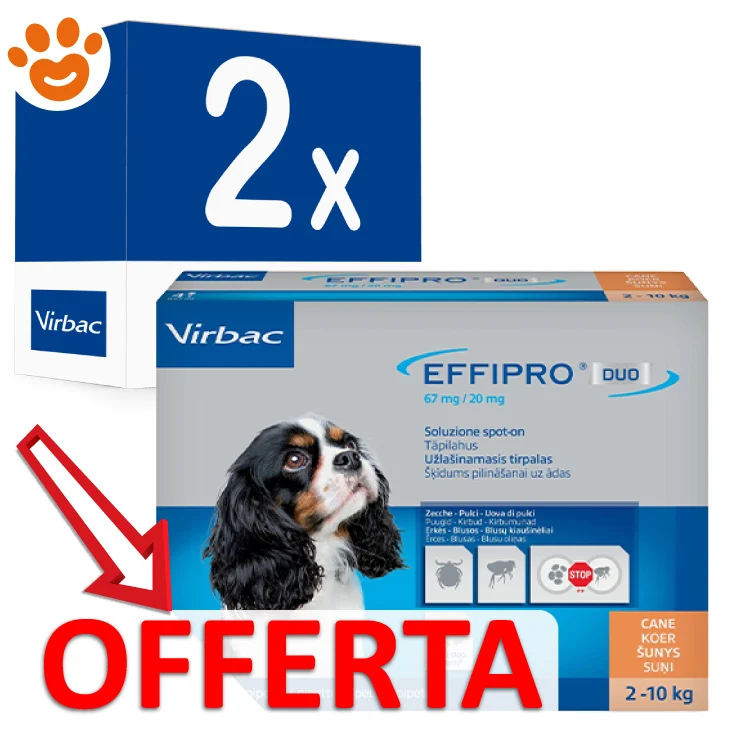 Virbac Dog Effipro Duo Spot-On (2-10Kg) - Image 2