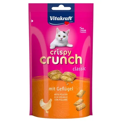 VITAKRAFT Snack Gatto Crispy Crunch Pollo 60ge