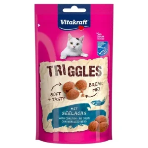 VITAKRAFT Snack Gatto Triggles Merluzzo 40Gr