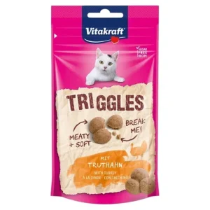 VITAKRAFT Snack Gatto Triggles Tacchino 40Gr