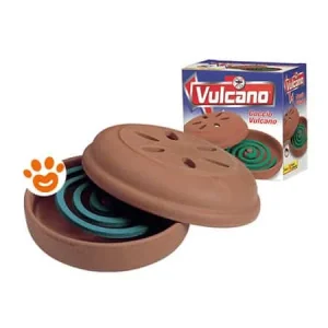 Vulcano Coccio + Zampirone profumo di Geranio