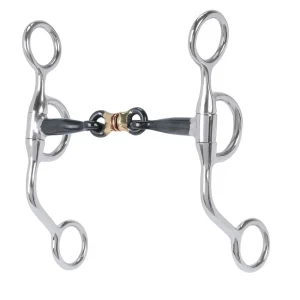 Weaver Leather® Professional Argentine Bit, 5" Sweet Iron Three-Piece Mouth