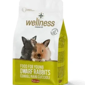WELLNESS CONIGLI NANI CUCCIOLI Mangime completo da accrescimento per conigli nani 1kg