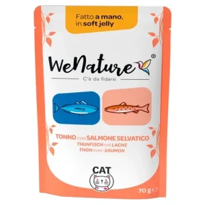 WENATURE Soft Jelly Pouch Tonno con Salmone Selvatico 70gr