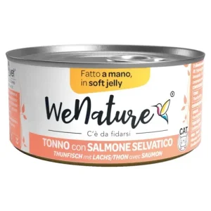 WENATURE Soft Jelly Tonno con Salmone Selvatico 85gr