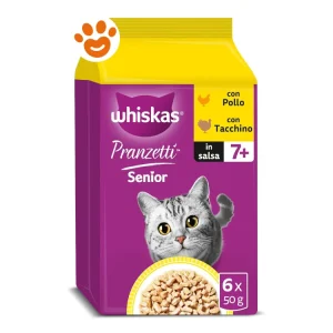 Whiskas Cat Pranzetti In Salsa Pollo & Tacchino 7+