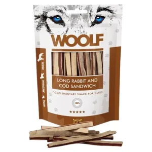 WOOLF Sandwich di Coniglio e Merluzzo 100gr