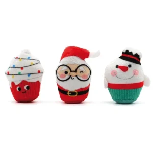 XMAS CUPCAKE – Giocattolo natalizio a forma di cupcake per gatti
