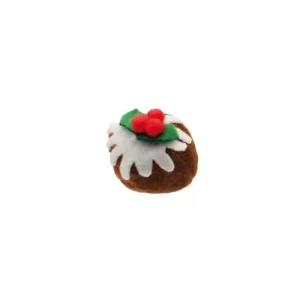 XMAS PUDDING – Giocattolo natalizio a forma di pudding per gatti
