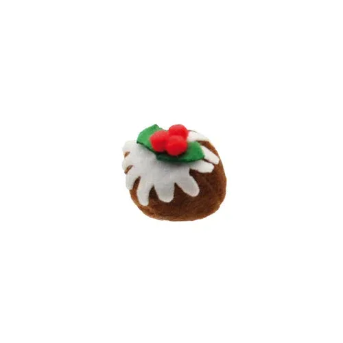 XMAS PUDDING – Giocattolo natalizio a forma di pudding per gatti