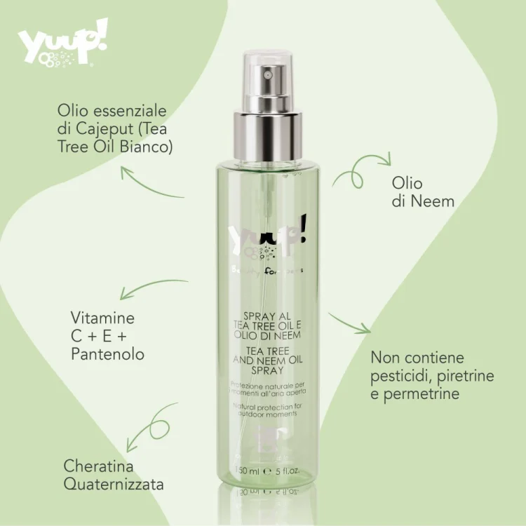 Yuup Dog&Cat Spray al Tree Oil e Olio di Neem - Image 2