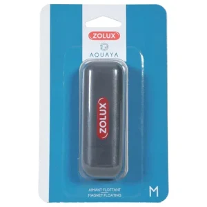 Zolux Aqya M Magnete Galleggiante – Pulitore Magnetico Vetro Acquario (9,5×3,5 cm)