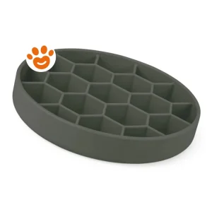 Zolux Dog Ciotola Antigoloso Silicone Ventosa Grigio