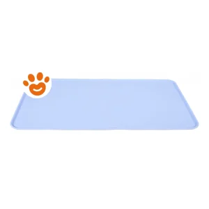 Zolux Tappeto in Silicone per Ciotole Blu